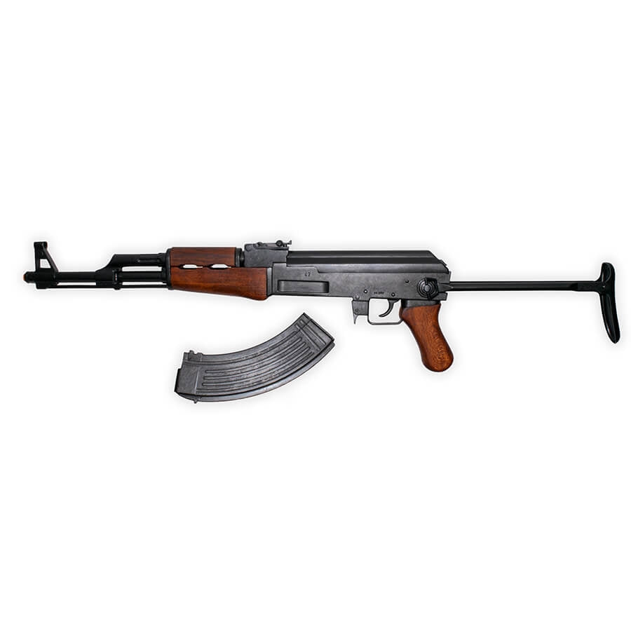 Russian AK-47 Non Firing Assault Rifle With Folding Stock - TCN VAULT