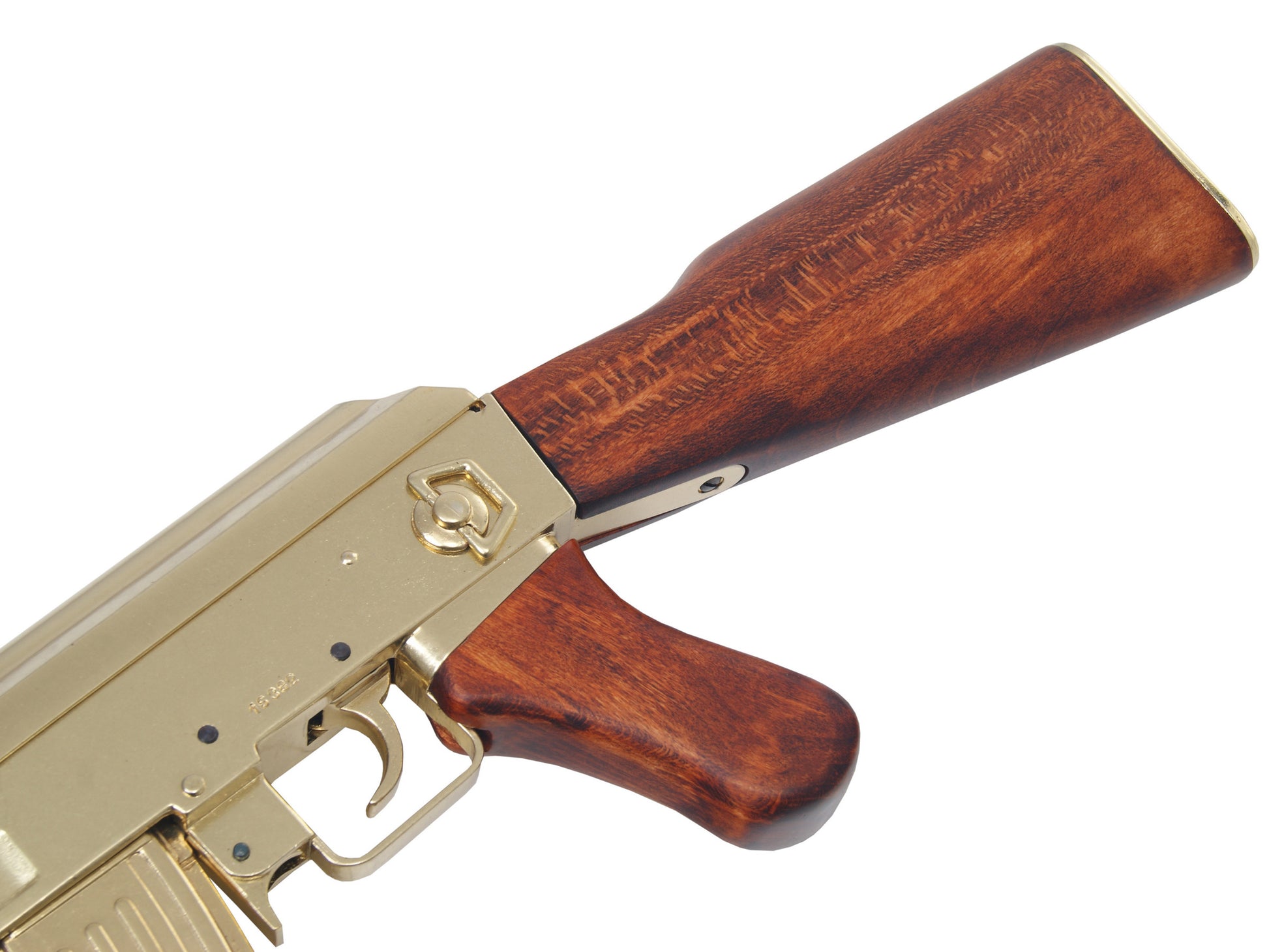 Gold AK47 "Dictator" Non-Firing Replica Prop Gun with Working Parts - TCN VAULT