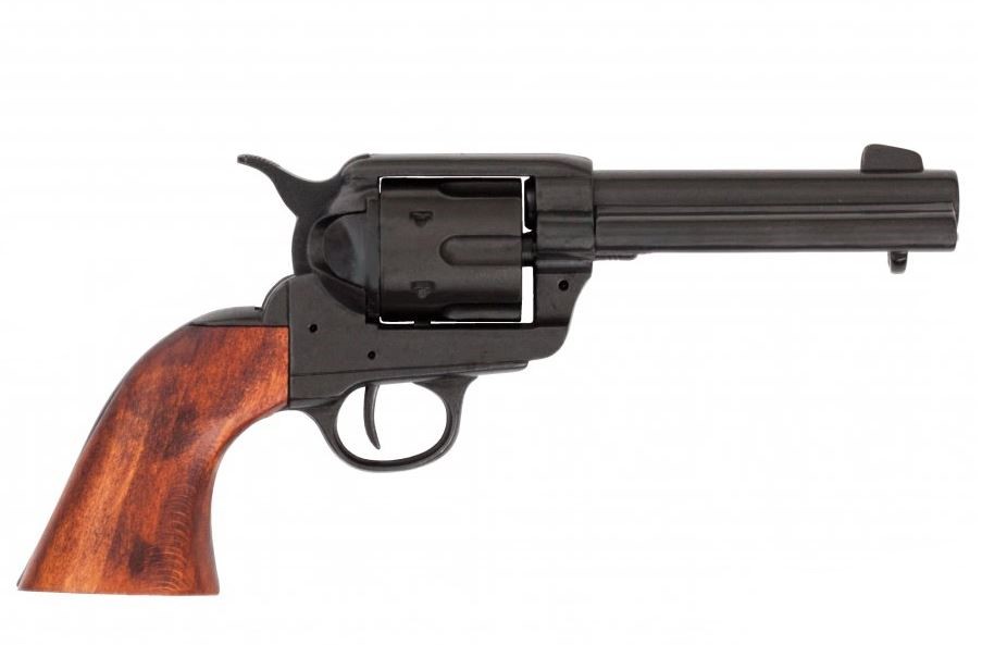 M1873 Fast Draw Six Shooter Non-Firing Revolver, Black - TCN VAULT