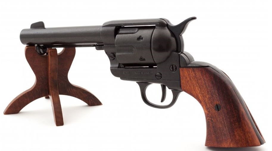 M1873 Fast Draw Six Shooter Non-Firing Revolver, Black - TCN VAULT