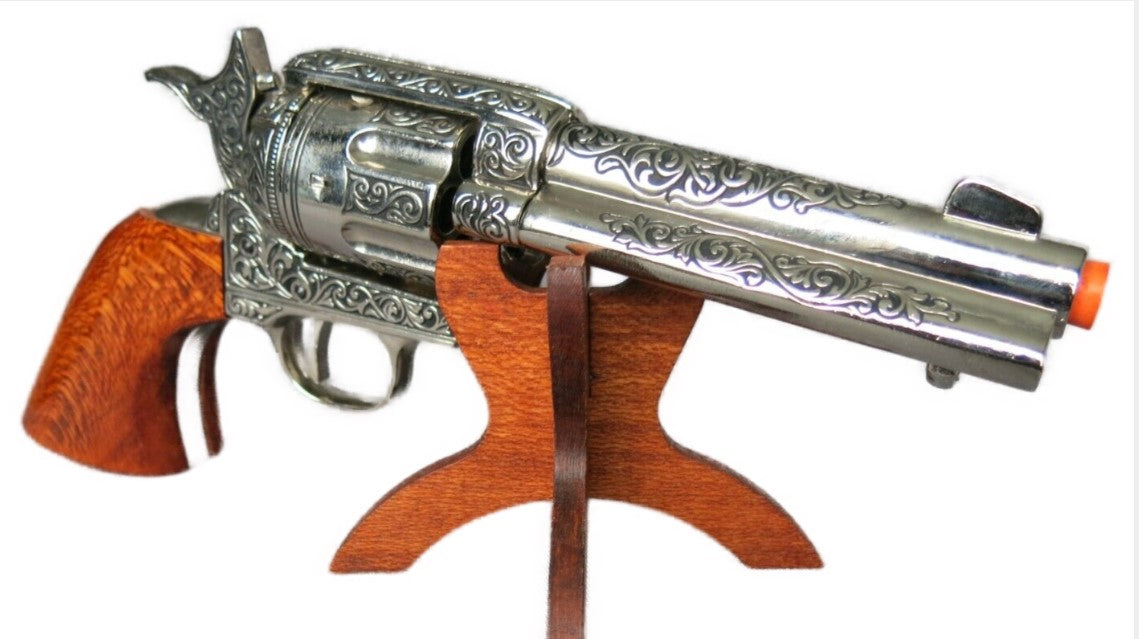 Colt 1873 Peacemaker Non-Firing Revolver with Gold Leaf Motif - TCN VAULT