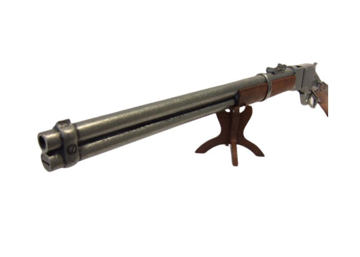 1866 Winchester Lever Action Non Firing Carbine Rifle, Grey - TCN VAULT