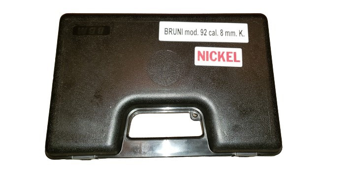 Bruni 92 Semi Automatic Top Firing Blank Gun In Nickel Finish - TCN VAULT