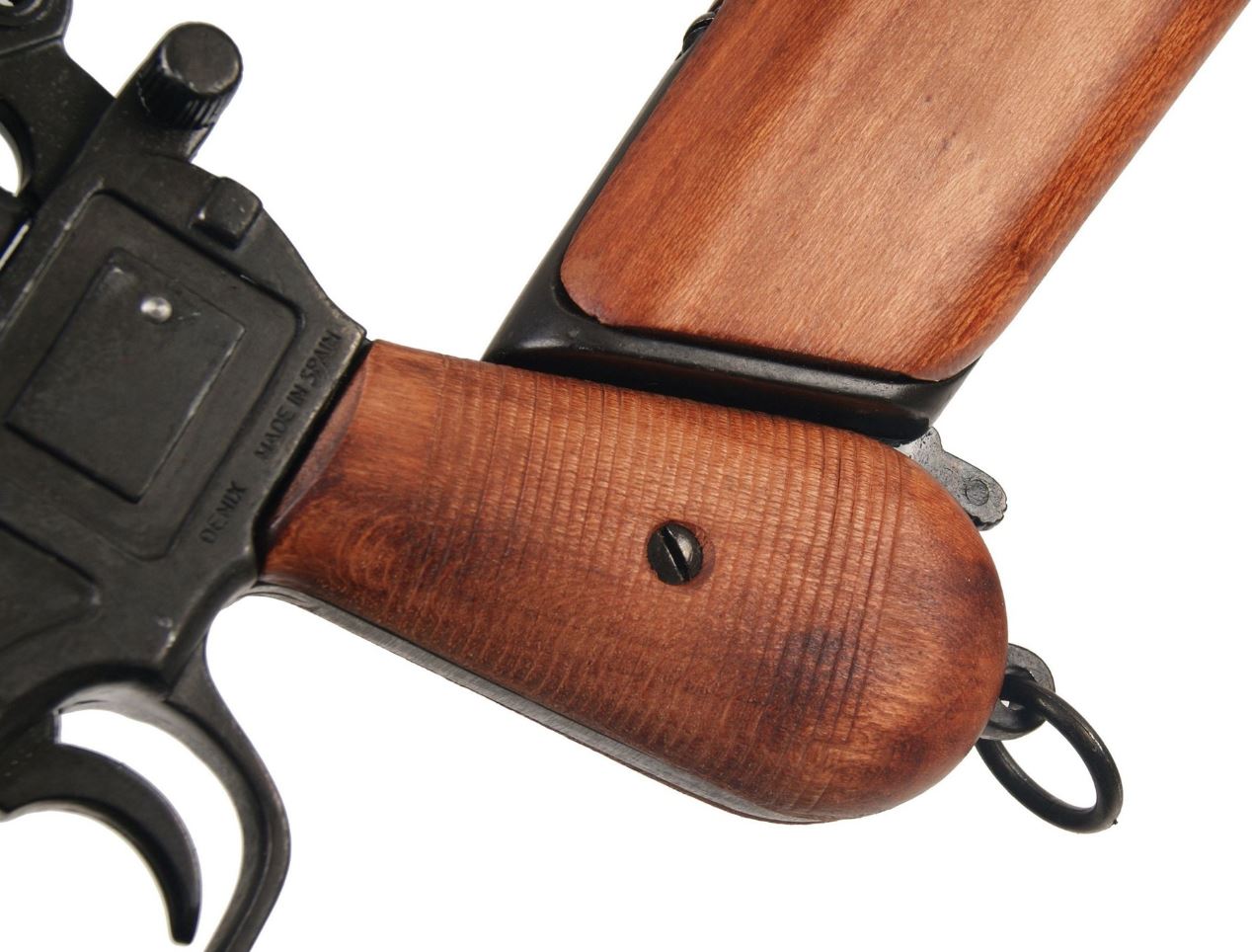 Mauser 1896 C96 With Extended Wood Stock Case Non-Firing Prop Gun - TCN VAULT