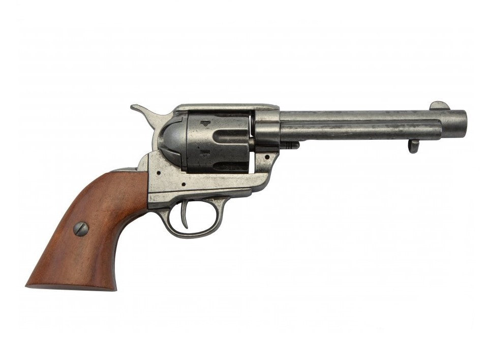 1873 5.5 inch Barrel Non-Firing Revolver, Antique Grey - TCN VAULT