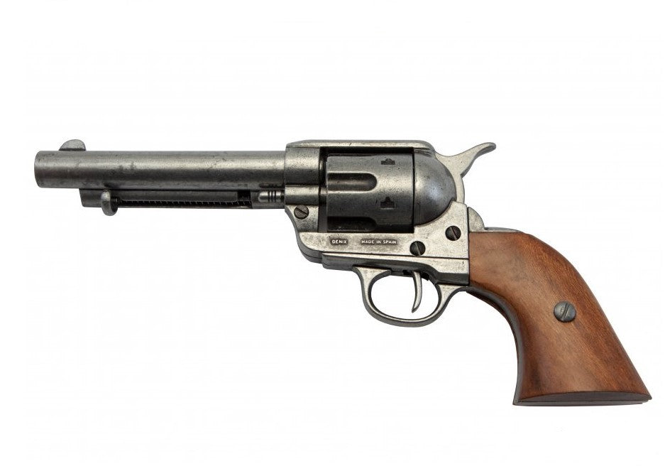 1873 5.5 inch Barrel Non-Firing Revolver, Antique Grey - TCN VAULT