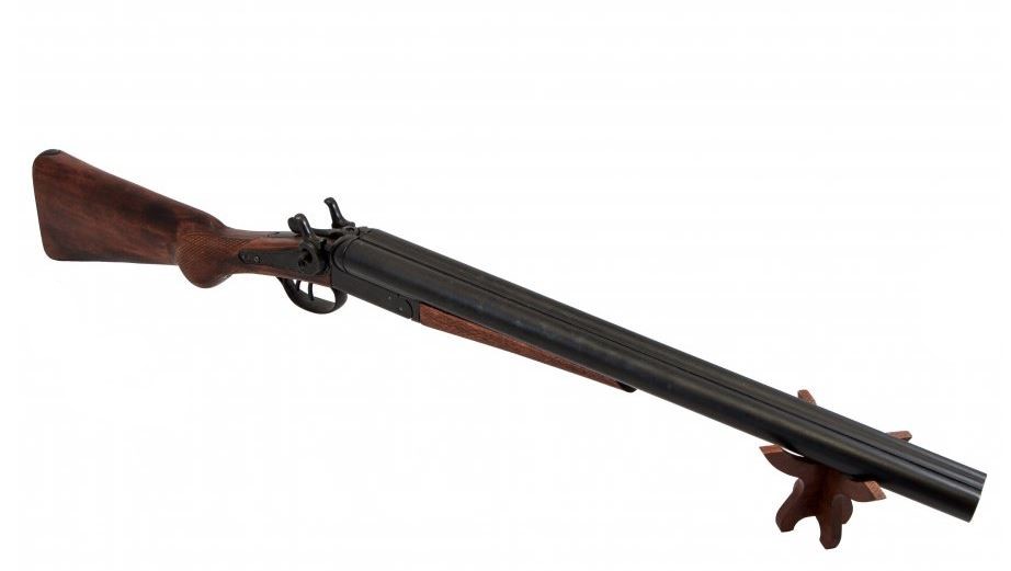 1868 Double Barrel "Coach" Non Firing Shotgun - TCN VAULT