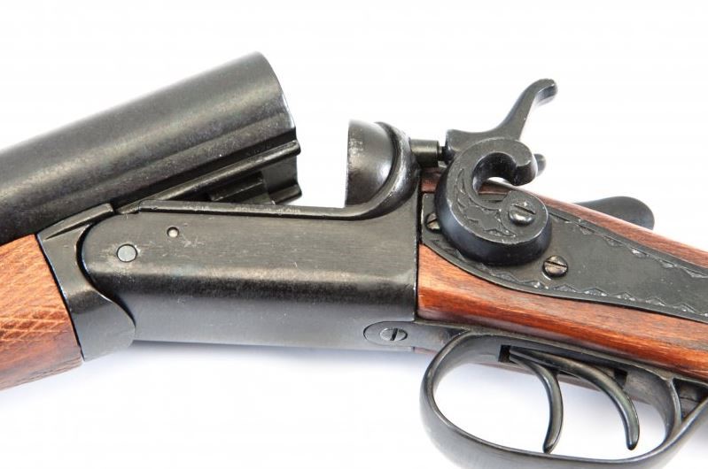 1868 Double Barrel "Coach" Non Firing Shotgun - TCN VAULT