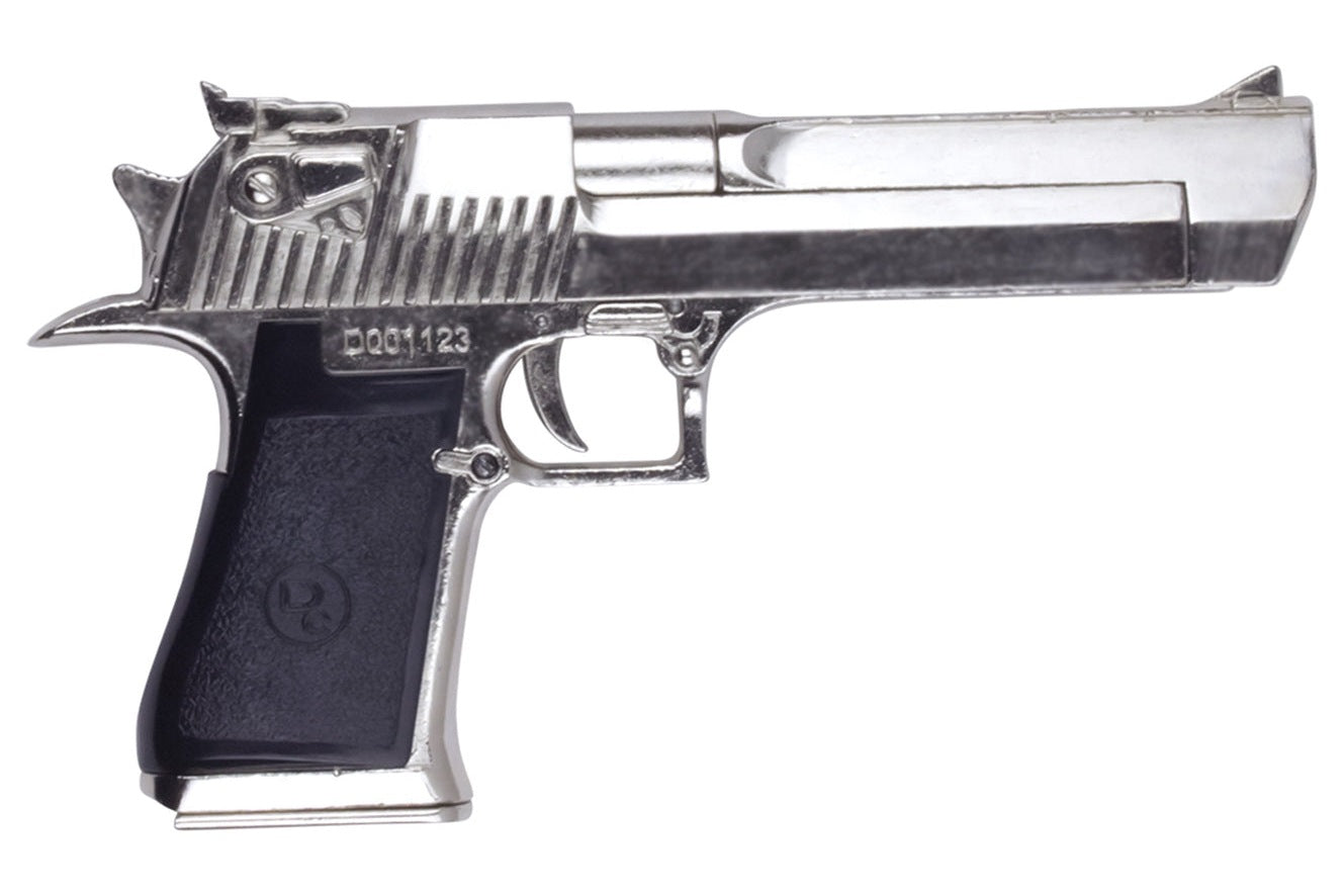 Desert Eagle M1982 Non Firing Prop Gun, Nickel - TCN VAULT