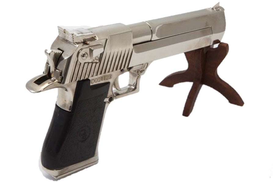 Desert Eagle M1982 Non Firing Prop Gun, Nickel - TCN VAULT