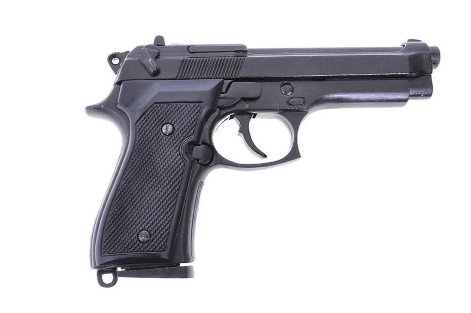 Military Beretta M92 Non-Firing Movie Prop Gun, Black - TCN VAULT