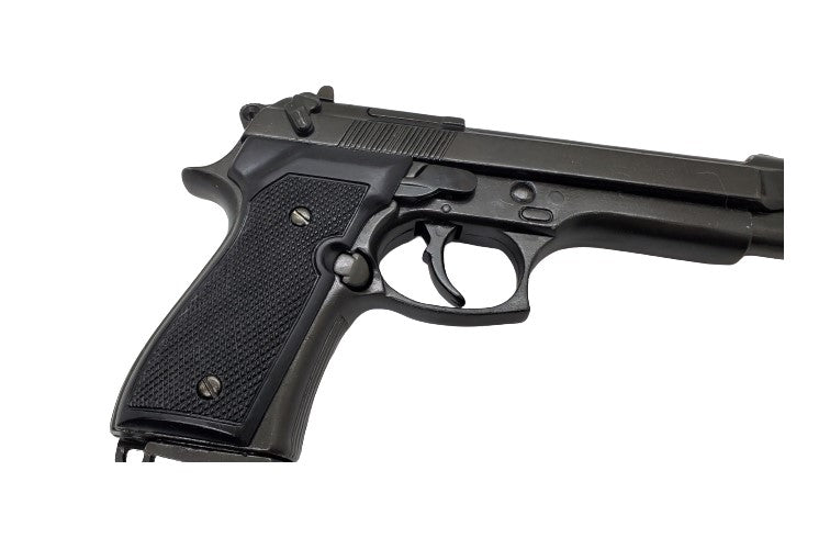 Military Beretta M92 Non-Firing Movie Prop Gun, Black - TCN VAULT