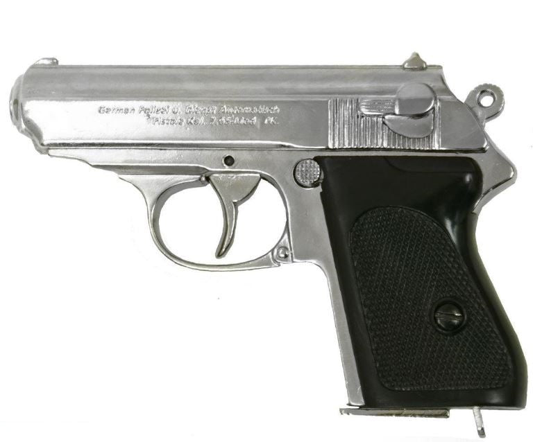 Walther PPK Non Firing Gun, Nickel - TCN VAULT