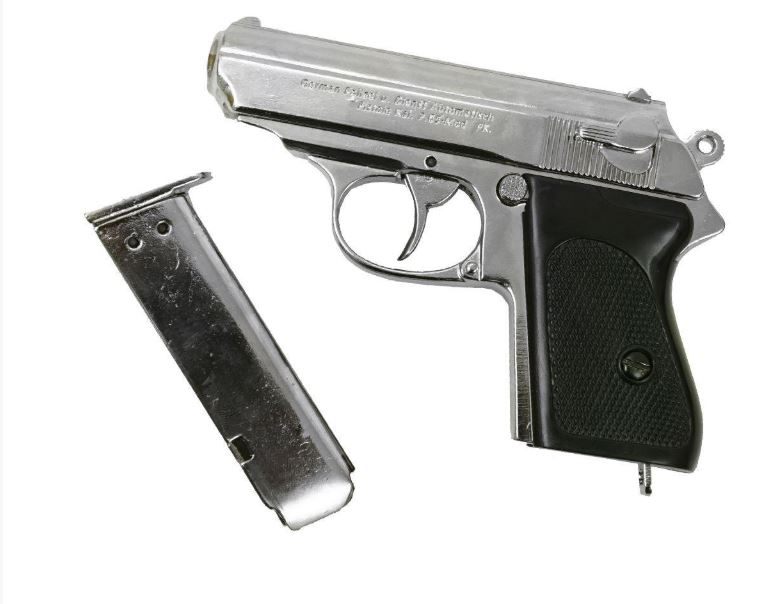 Walther PPK Non Firing Gun, Nickel - TCN VAULT