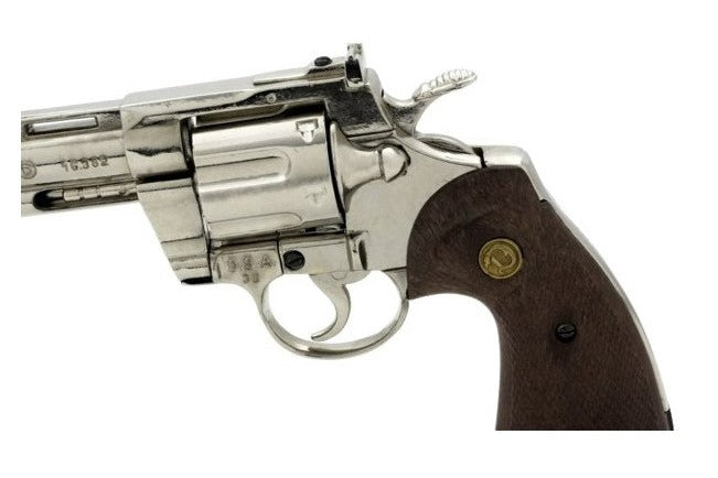 Colt Python 357 Magnum 6 Inch Non-Firing Gun, Nickel - TCN VAULT