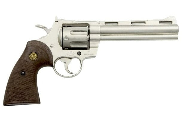 Colt Python 357 Magnum 6 Inch Non-Firing Gun, Nickel - TCN VAULT