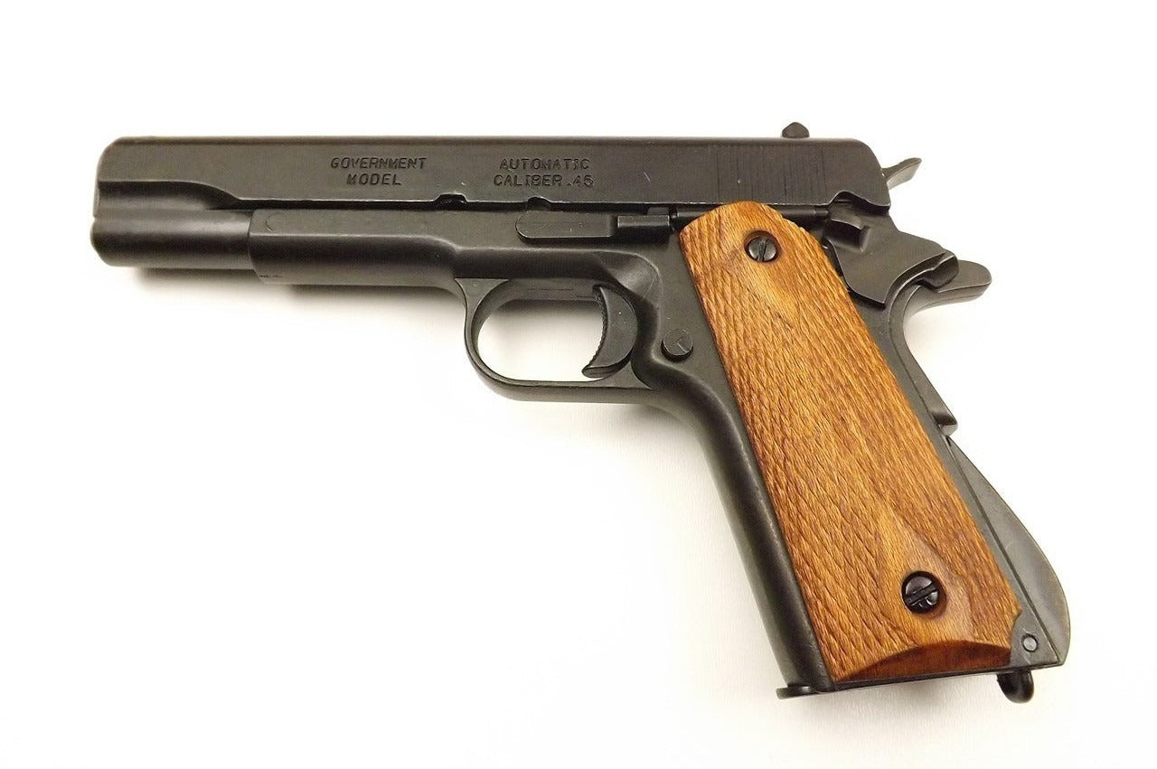 M1911A1 Non Firing Field Strippable Prop Gun with Checkered Grips - TCN VAULT