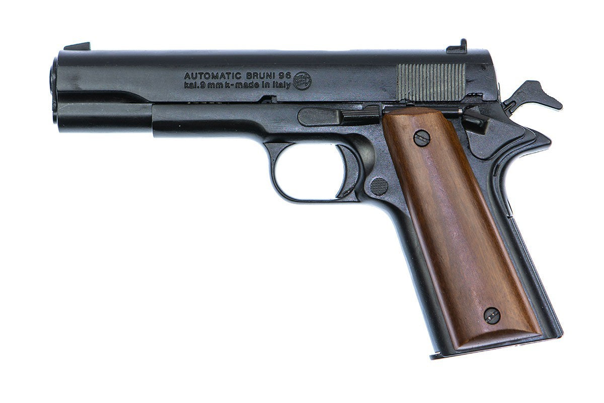 Bruni M1911 Automatic Top Firing Blank Gun in Black - TCN VAULT