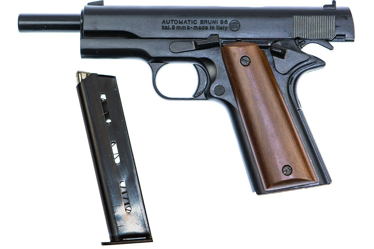 Bruni M1911 Automatic Top Firing Blank Gun in Black - TCN VAULT