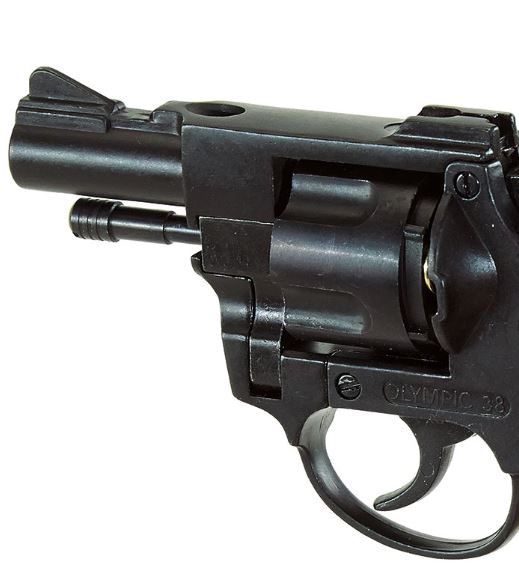 Bruni Olympic 9mm Blank Firing Revolver, Black - TCN VAULT