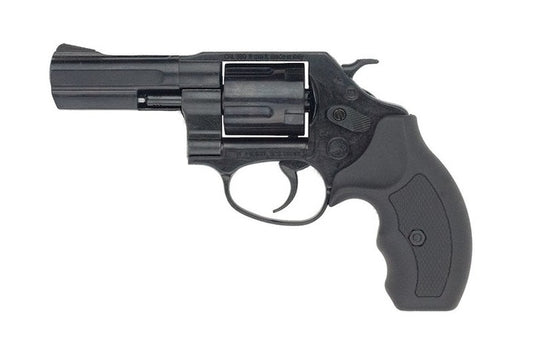 Bruni 380 3 inch Barrel Blank Firing Revolver in Black Finish - TCN VAULT