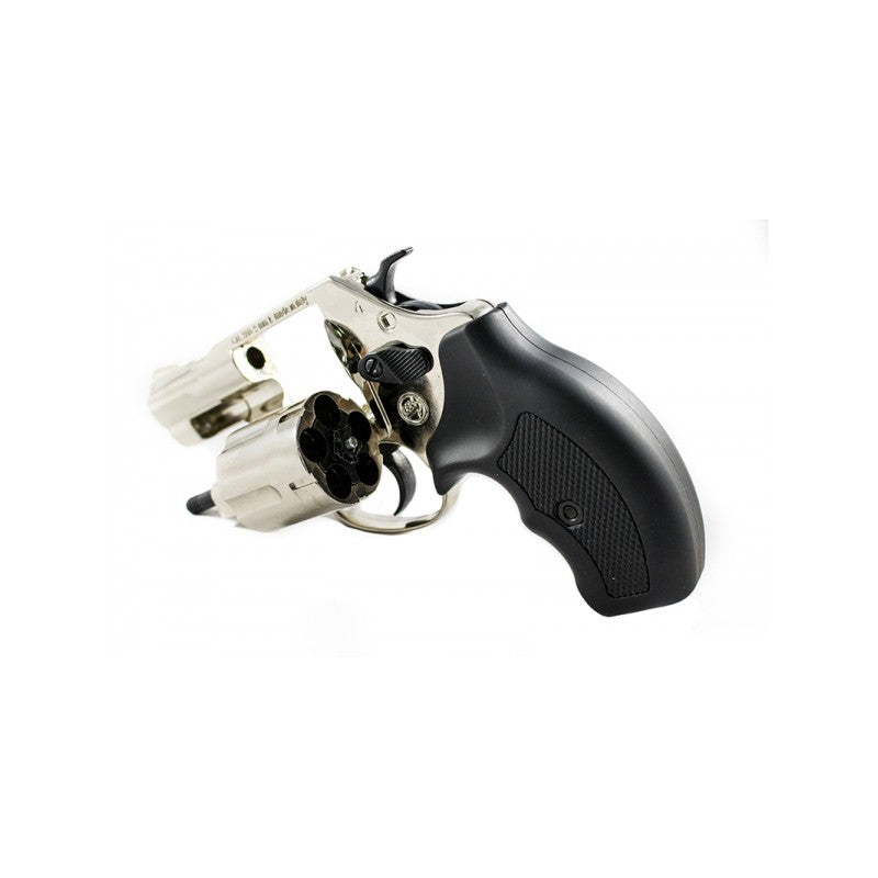 Bruni 380 Special Blank Firing Revolver in Nickel Finish - TCN VAULT