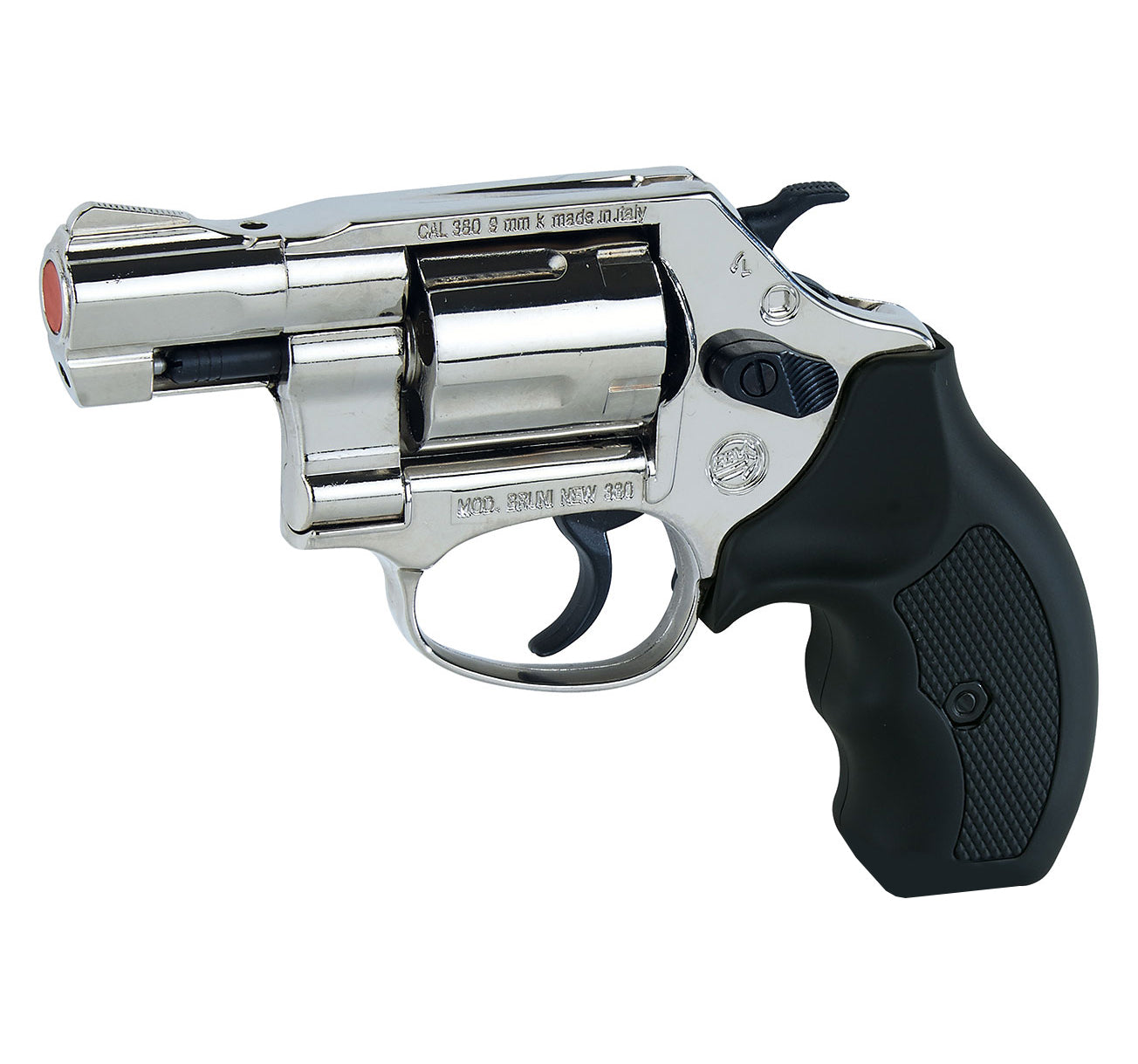 Bruni 380 Special Blank Firing Revolver in Nickel Finish - TCN VAULT