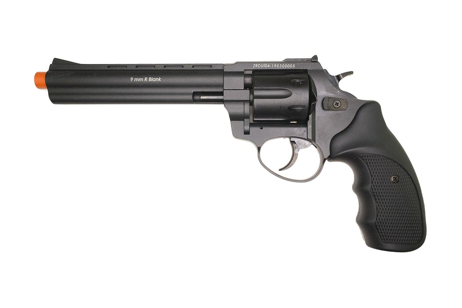 ZORAKI R1 6-Inch Barrel Front Firing Blank Revolver, Black - TCN VAULT