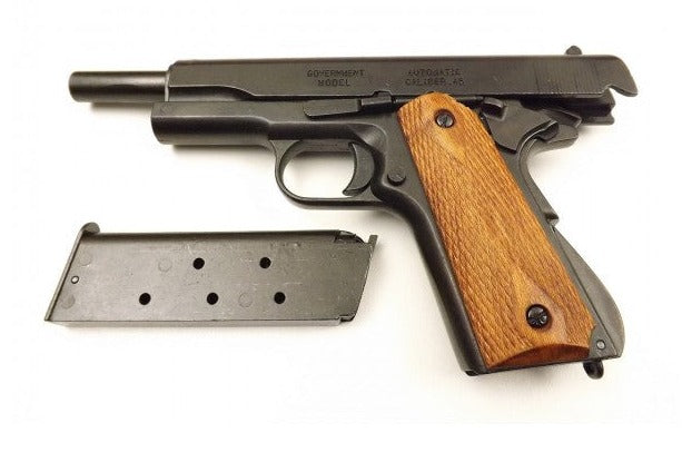 M1911A1 Non Firing Field Strippable Prop Gun with Checkered Grips - TCN VAULT