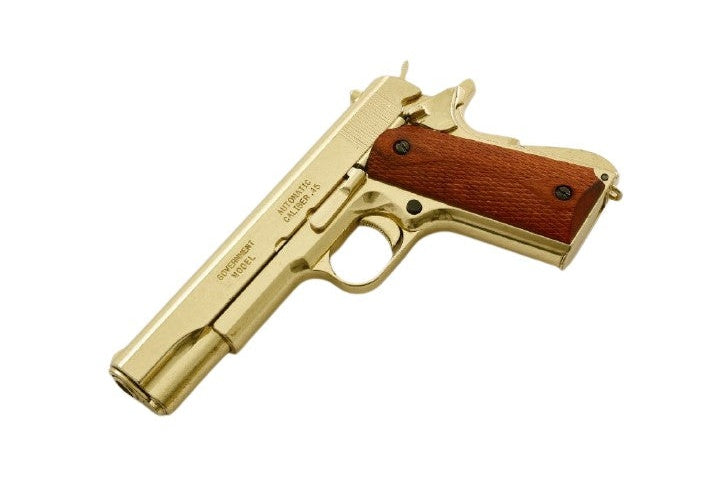 1911A1 Field Strippable Non-Firing Prop Gun in Gold Finish - TCN VAULT