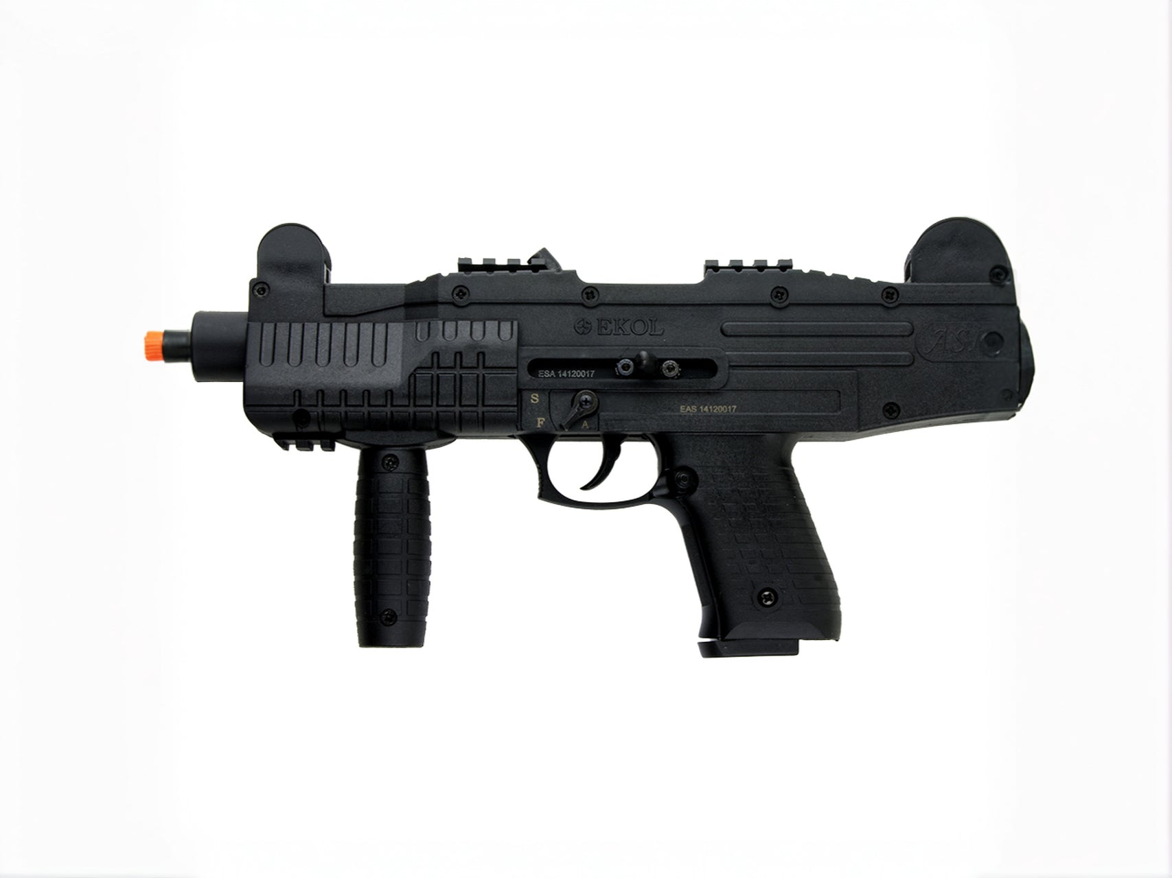 EKOL ASI UZI Automatic Front Firing Blank Machine Gun Pistol - TCN VAULT