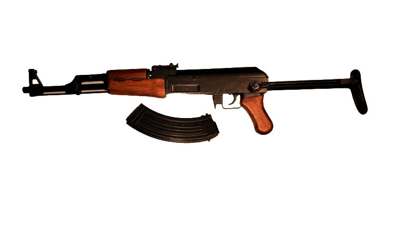 Russian AK-47 Non Firing Assault Rifle With Folding Stock - TCN VAULT