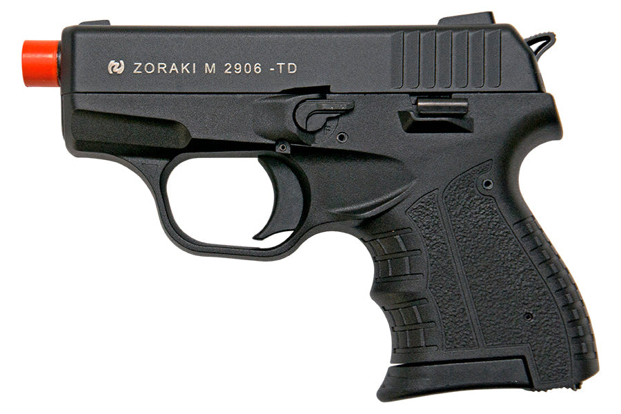 ZORAKI M2906 9mm Semi Automatic Front Firing Blank Gun, Black - TCN VAULT