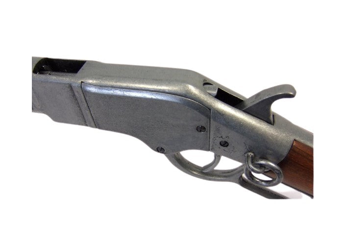 1866 Winchester Lever Action Non Firing Carbine Rifle, Grey - TCN VAULT