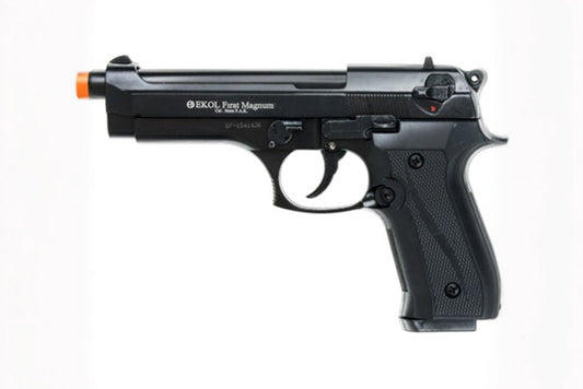 EKOL Firat Magnum 9mm Semi Automatic Blank Gun, Black - TCN VAULT