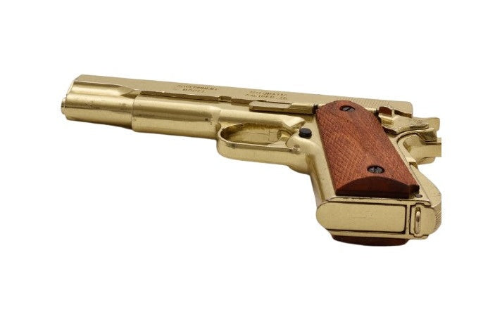 1911A1 Field Strippable Non-Firing Prop Gun in Gold Finish - TCN VAULT