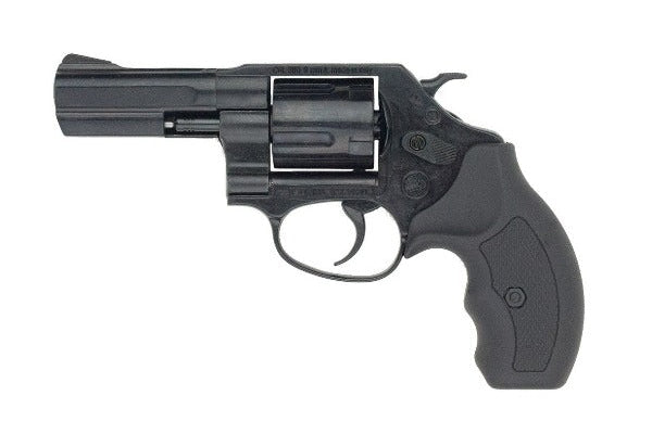 Bruni 380 3 inch Barrel Blank Firing Revolver in Black Finish - TCN VAULT