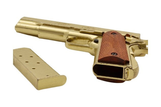 1911A1 Field Strippable Non-Firing Prop Gun in Gold Finish - TCN VAULT