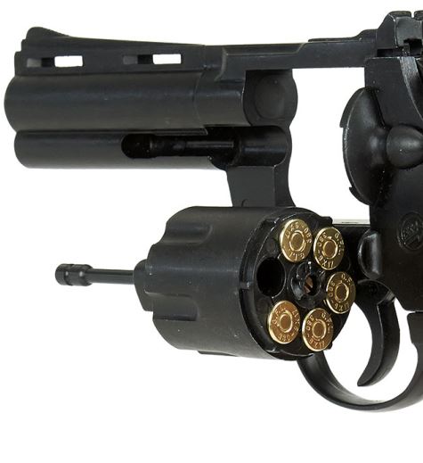 Bruni 9mm Blank Firing Revolver 357 Magnum, Black - TCN VAULT