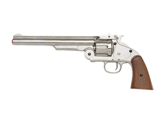 1869 .45 Cal. Schofield Non Firing Revolver, Nickel - TCN VAULT