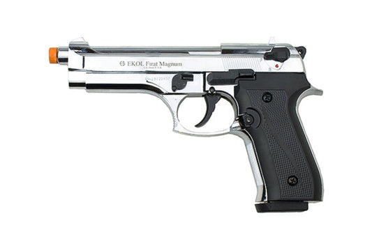 EKOL Firat Magnum Semi-Automatic Front Firing Blank Gun in Nickel - TCN VAULT