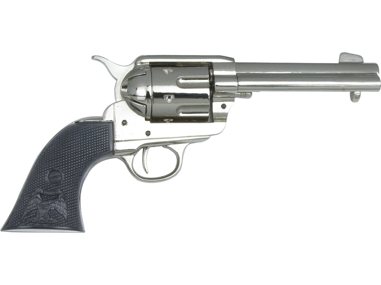 1873 Colt SAA Fast Draw Non Firing Revolver, Polished Nickel - TCN VAULT