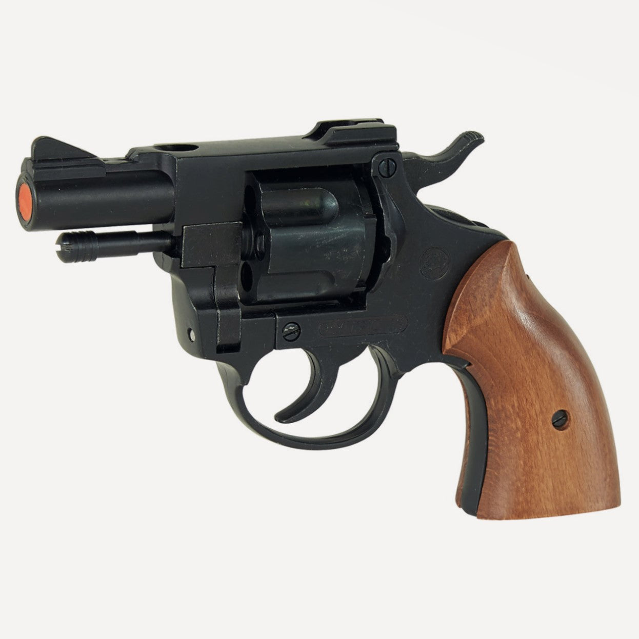 Bruni Olympic 9mm Blank Firing Revolver, Black - TCN VAULT