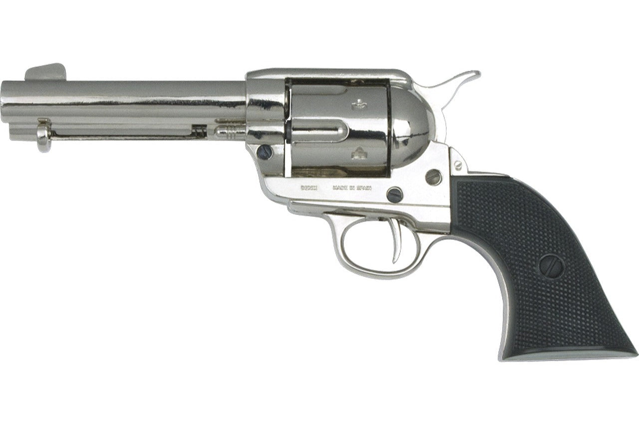 1873 Colt SAA Fast Draw Non Firing Revolver, Polished Nickel - TCN VAULT