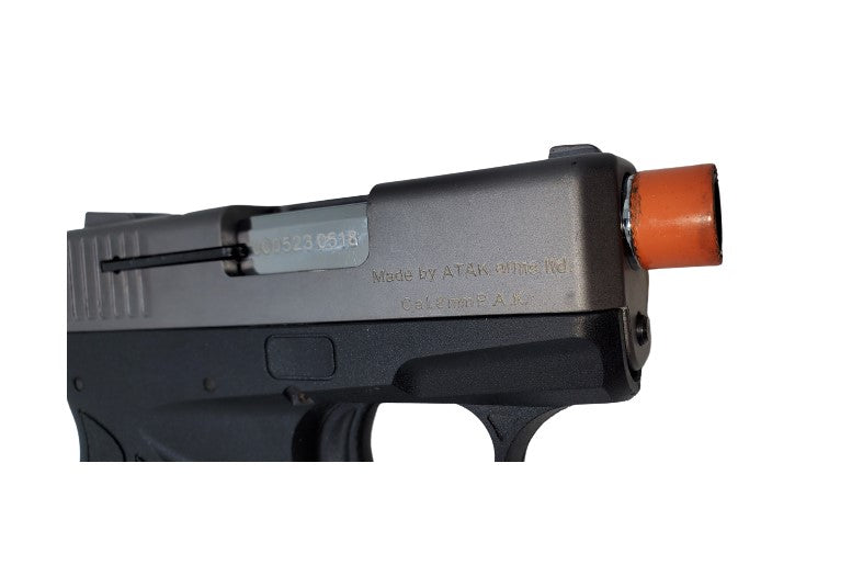 Zoraki M2807 8mm Semi Automatic Front Firing Blank Gun in Fume - TCN VAULT