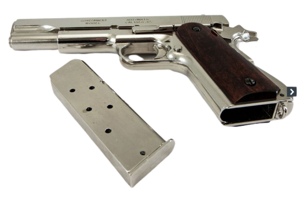 1911A1 Field Strippable Non-Firing Gun, Nickel - TCN VAULT