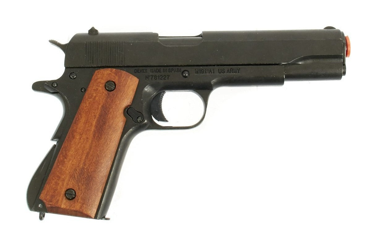 Colt 1911A1 Non-Firing Replica Prop Gun with Wood Grips - TCN VAULT