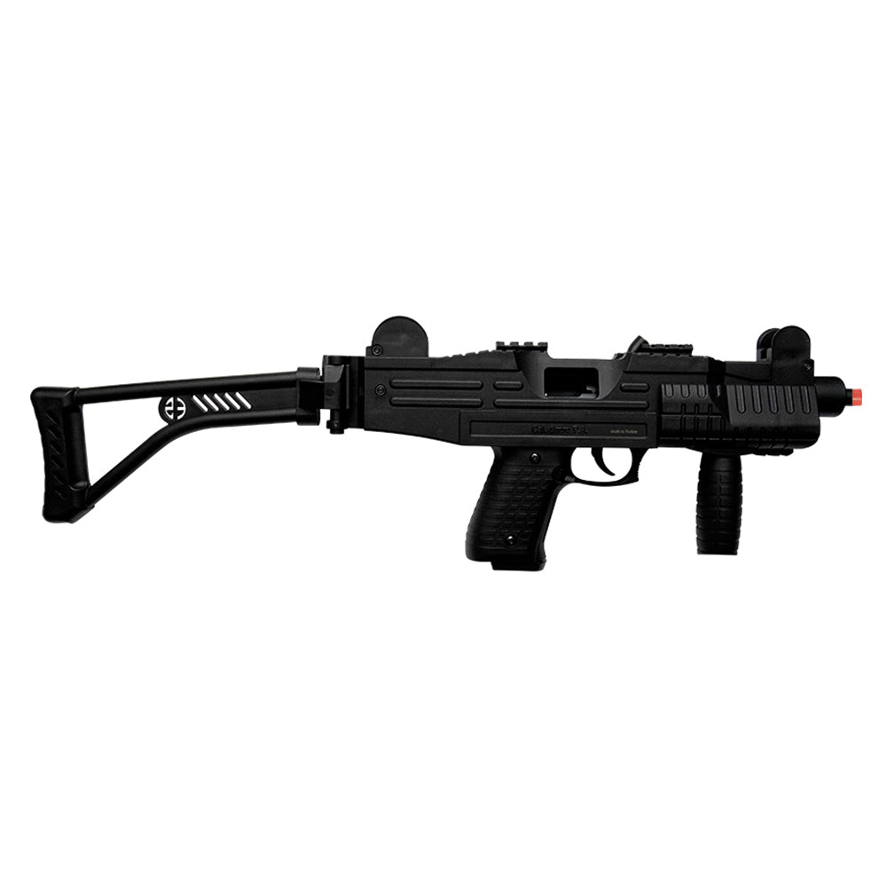 EKOL ASI UZI Automatic Front Firing Blank Machine Gun Pistol With Folding Stock - TCN VAULT