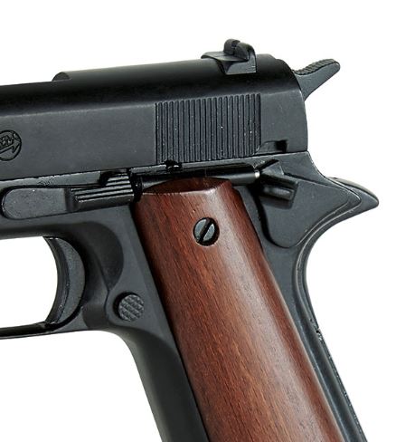 Bruni M1911 Automatic Top Firing Blank Gun in Black - TCN VAULT