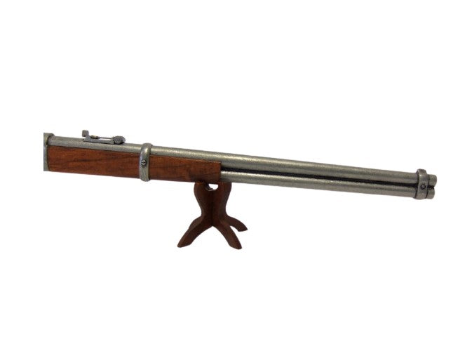 1866 Winchester Lever Action Non Firing Carbine Rifle, Grey - TCN VAULT